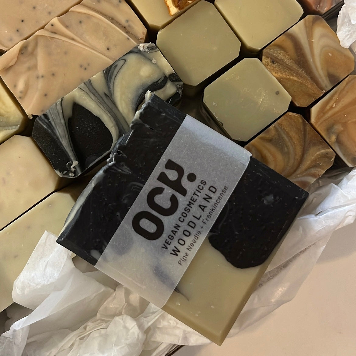 Woodland - soap bar - Pine Needle + Frankincense.