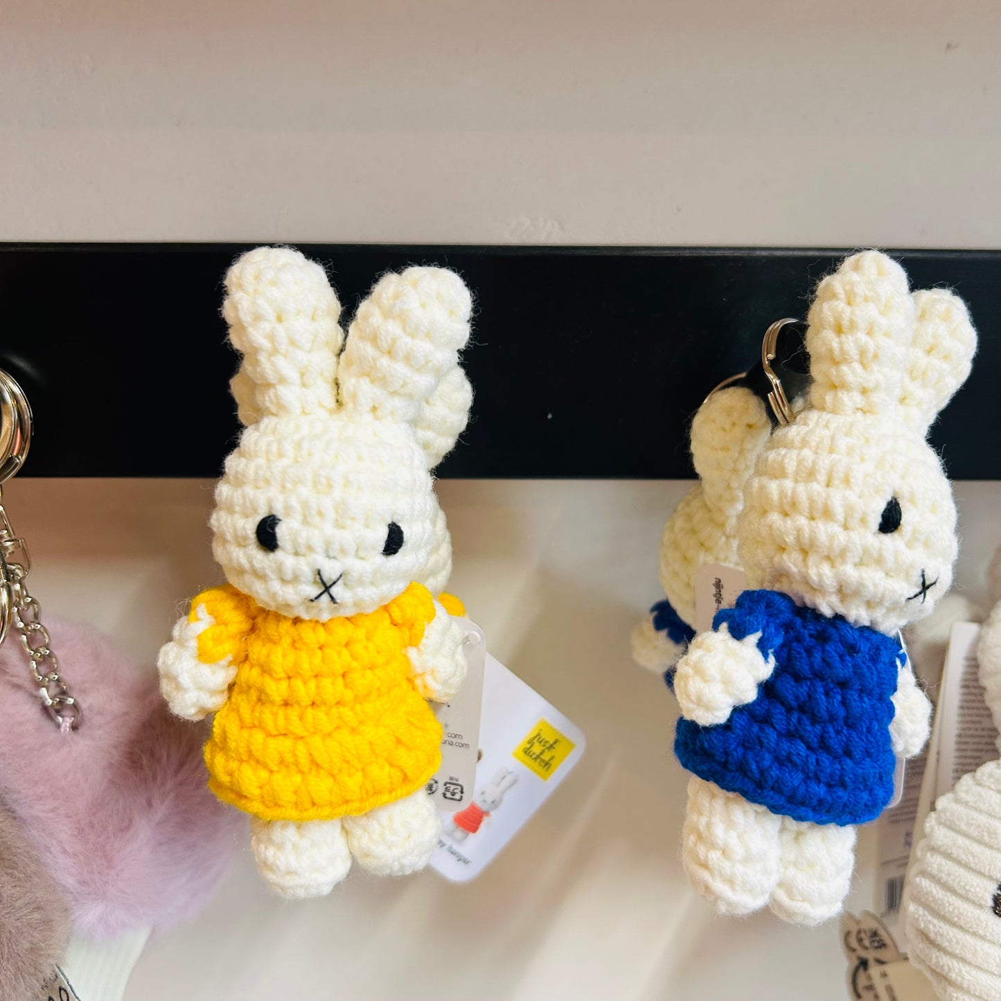 Miffy Crochet Keyring - Yellow