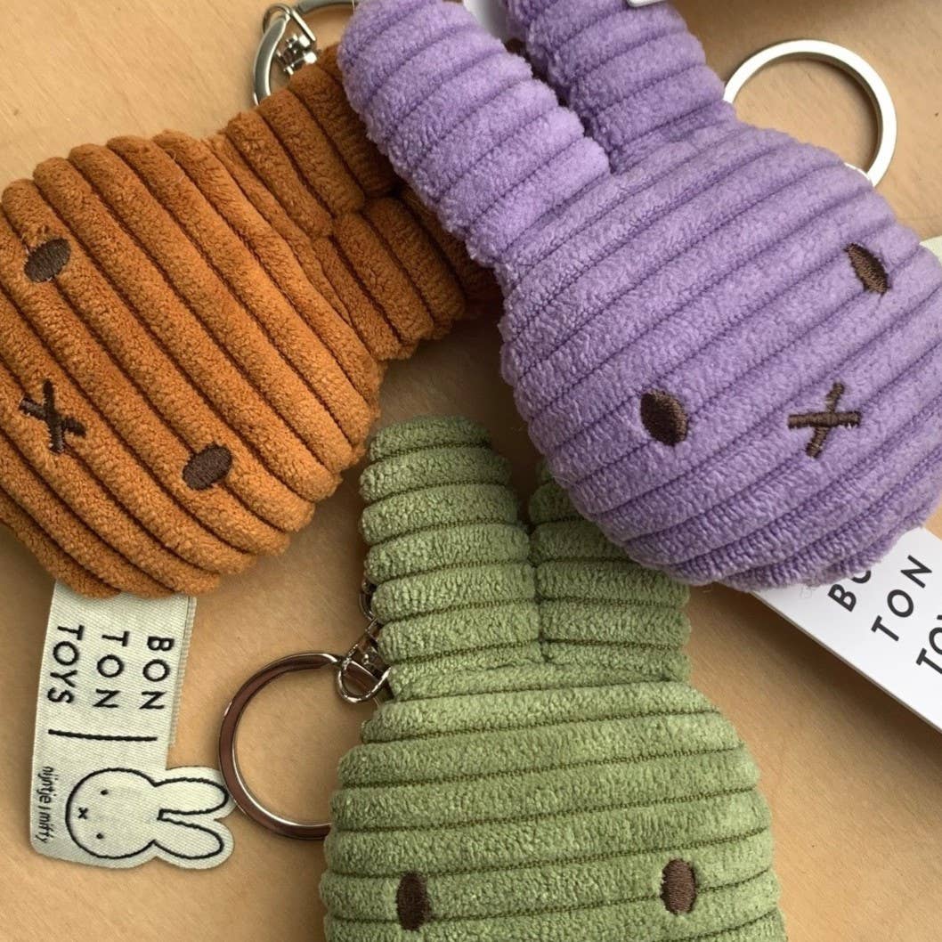 Miffy Corduroy keyring - Cinnamon