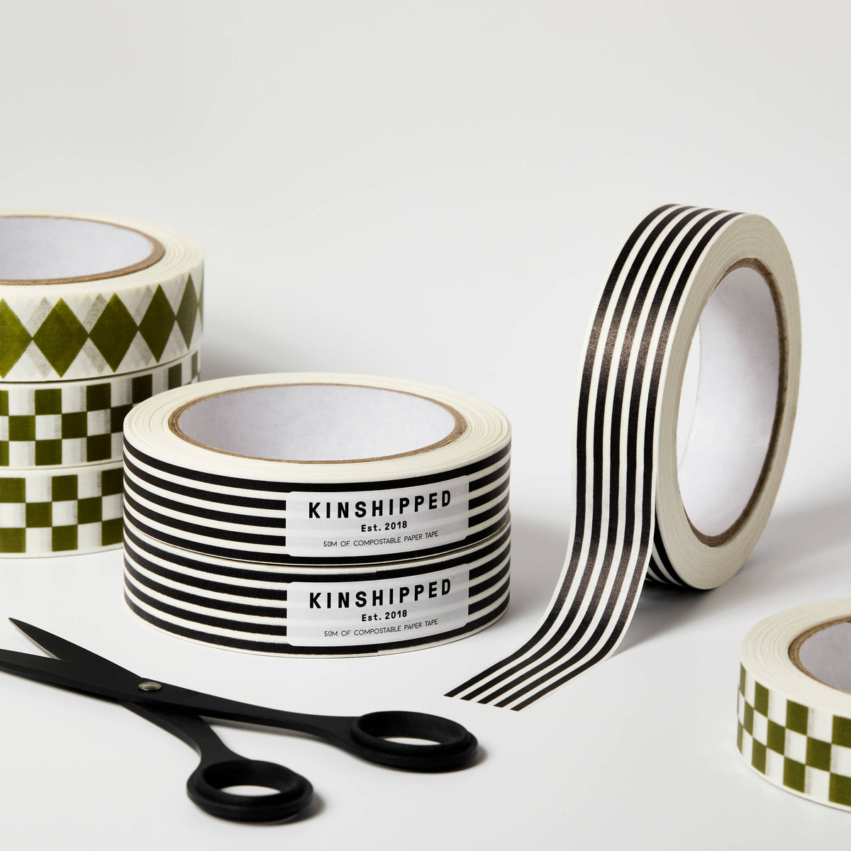 Stripe paper tape