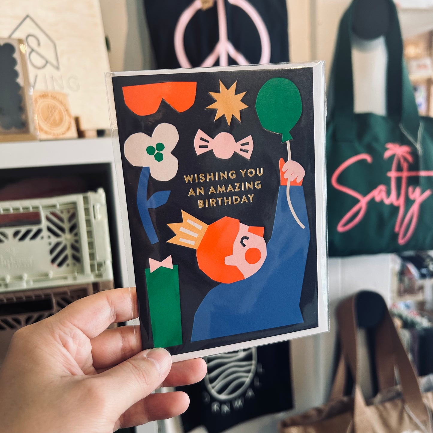 Amazing Birthday Collage Card