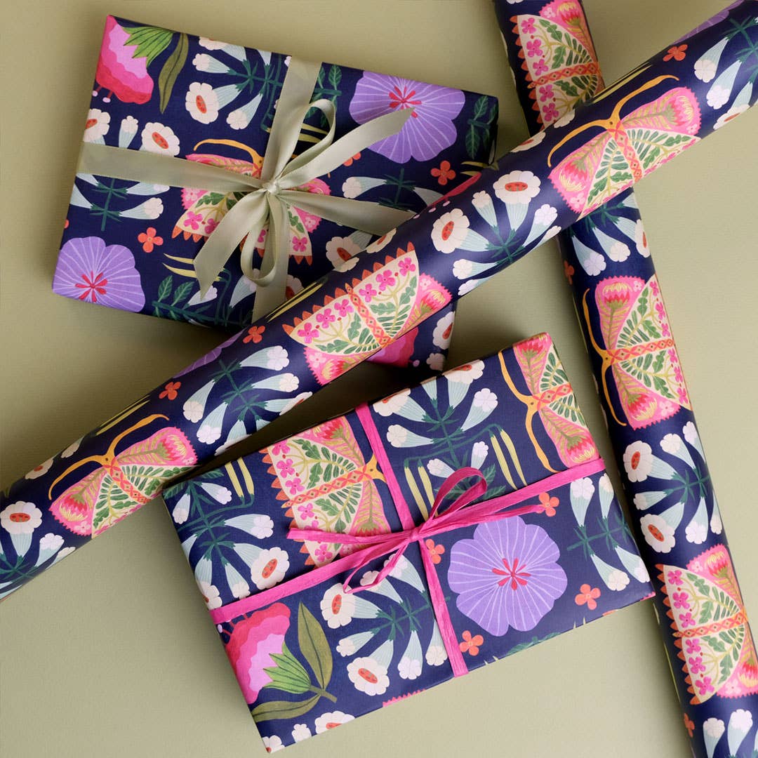 Folk Meadow | Gift Wrap, Wrapping Paper | Floral
