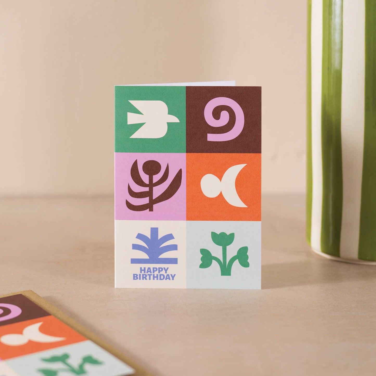 Shapes in Nature Birthday Card