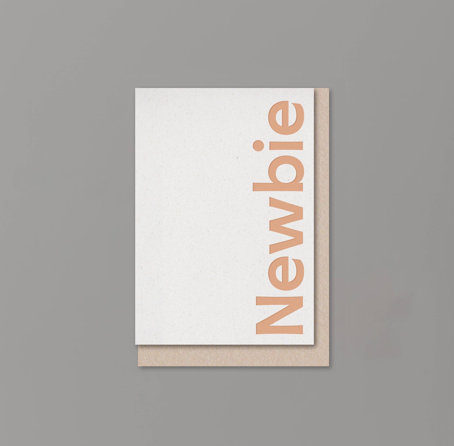 NEWBIE new baby card