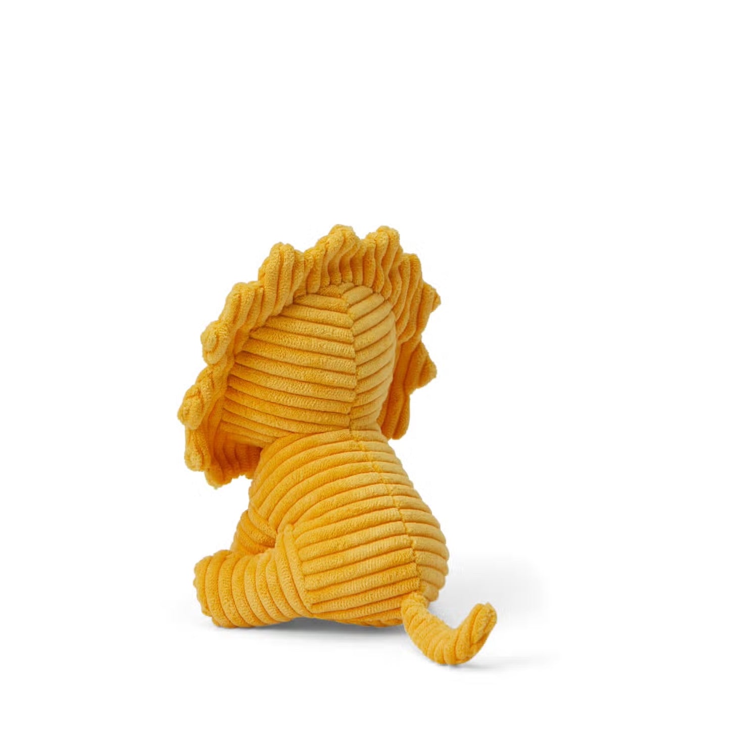 Lion Corduroy Yellow Plush