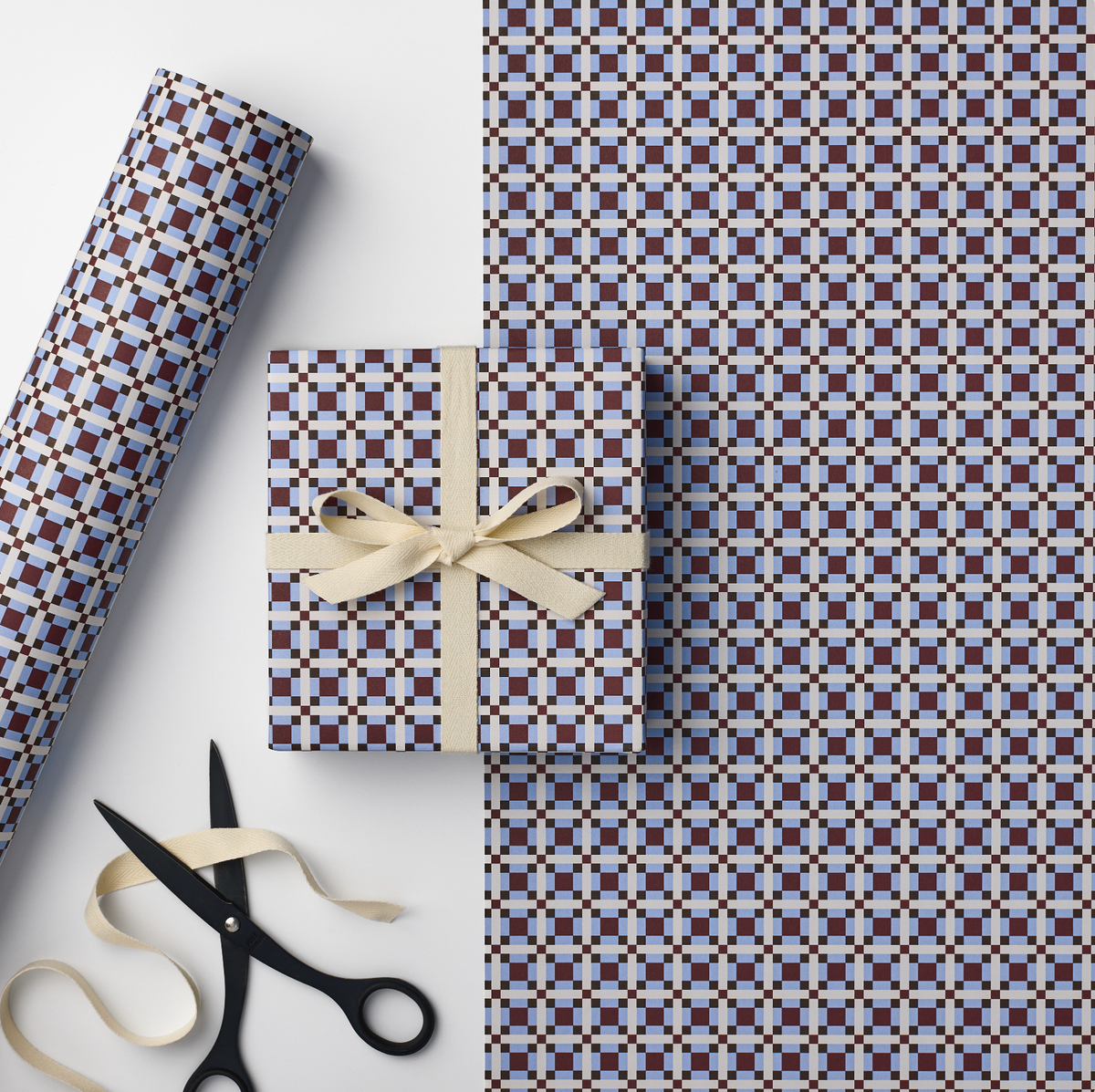 Multi coloured Tile Gift wrap