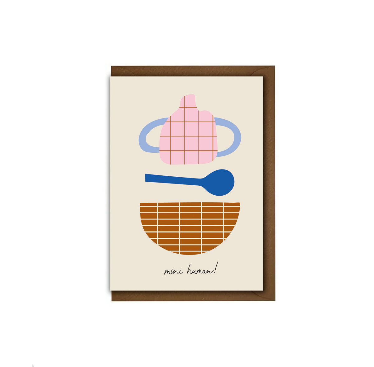 Mini Human New Baby Card