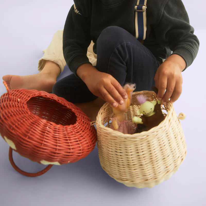 Red Mushroom Basket