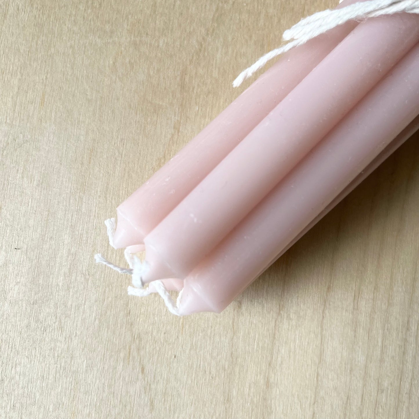 Long Taper Candles | Pack of 7 | Light Pink
