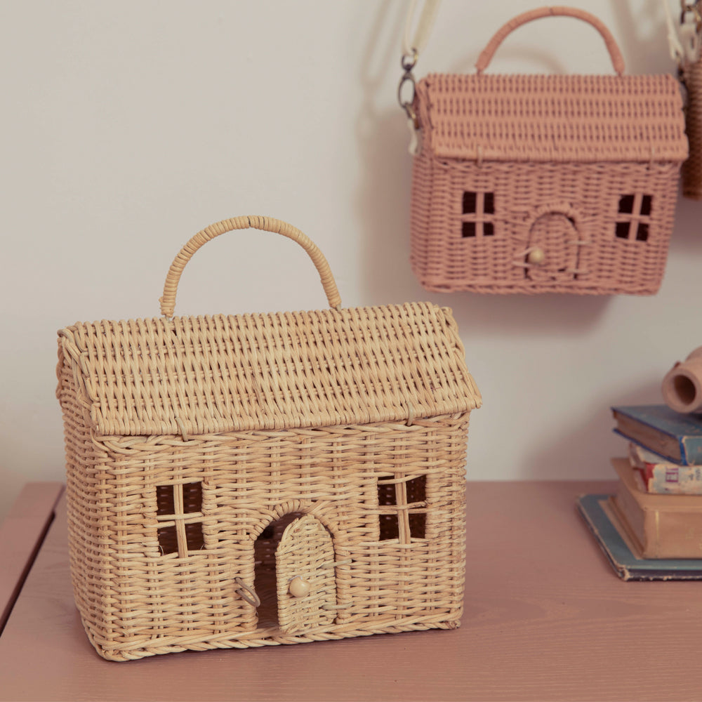 Rattan Casa Clutch