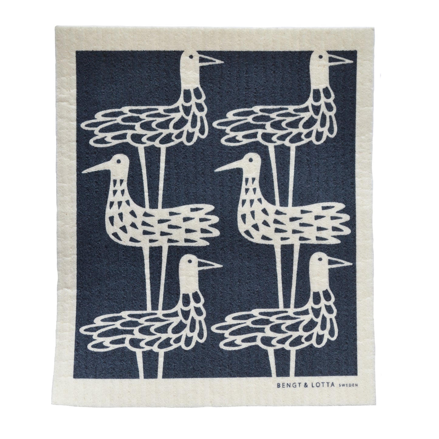 Shore Birds Swedish Dishcloth