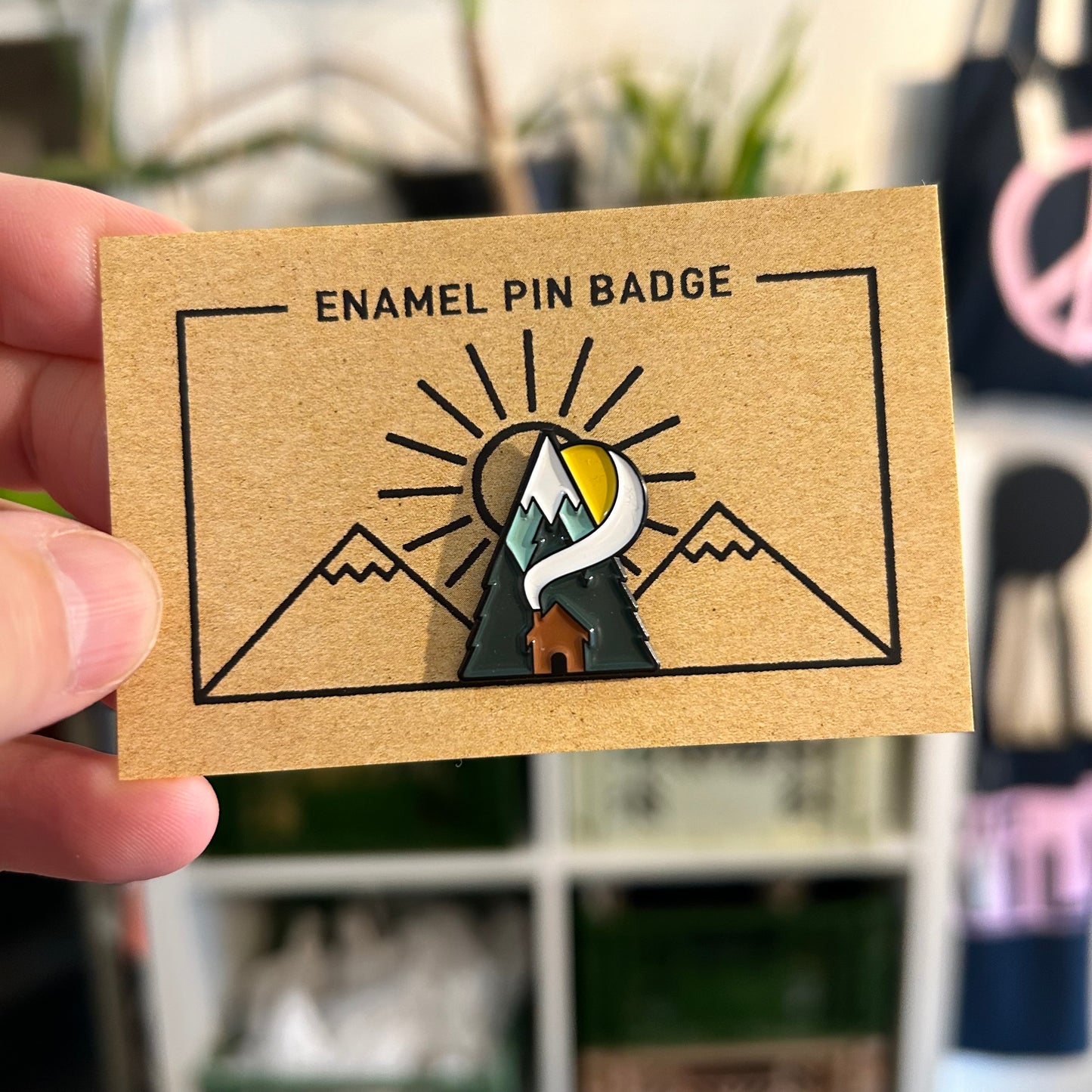 Cabin  Enamel Pin Badge