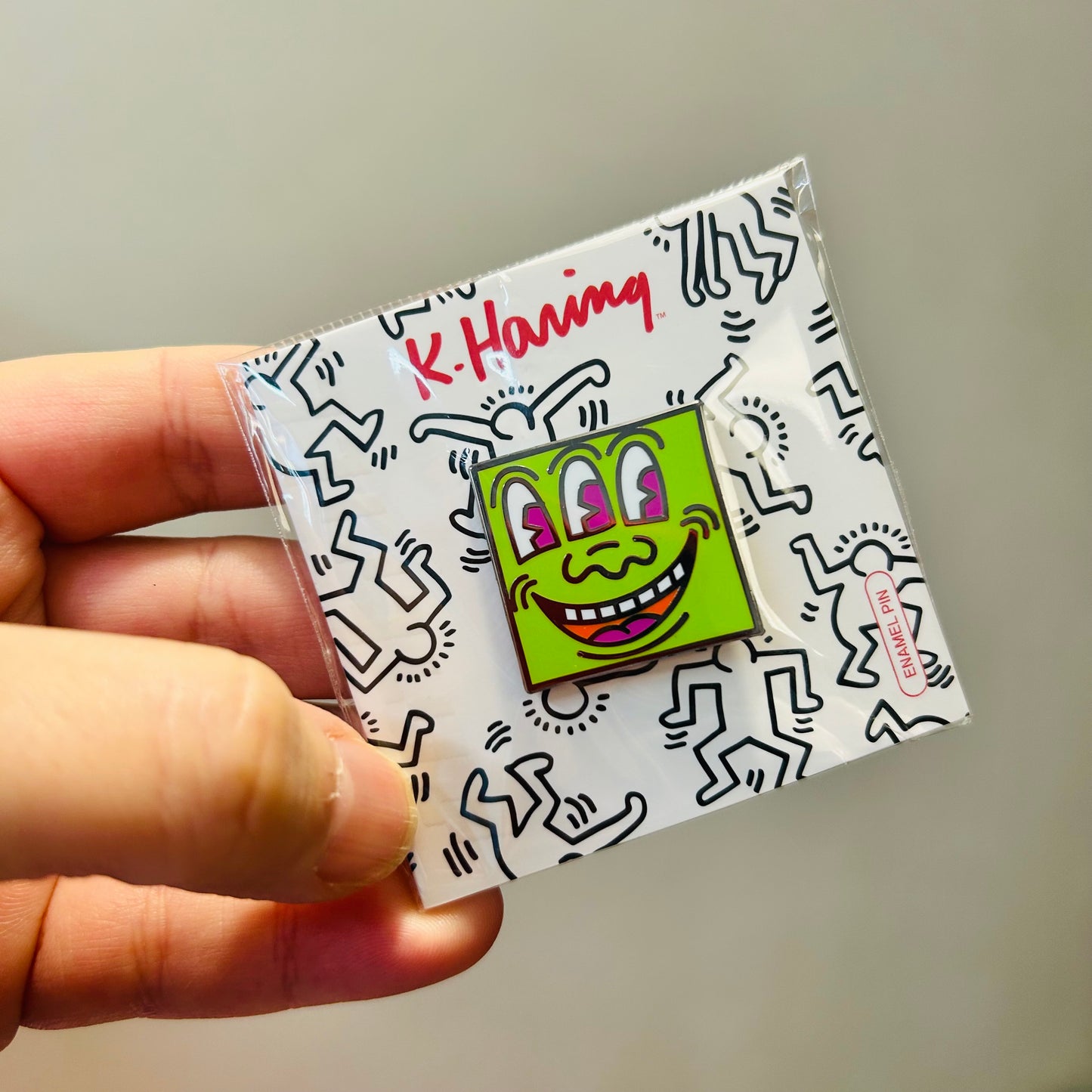 Keith Haring - Three eyed monster  Pin