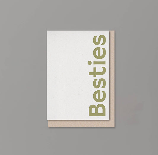 BESTIES friendship card