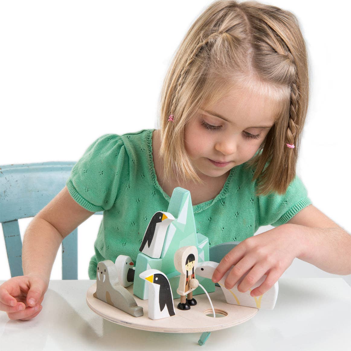 Balancing Polar Circle Wooden Set