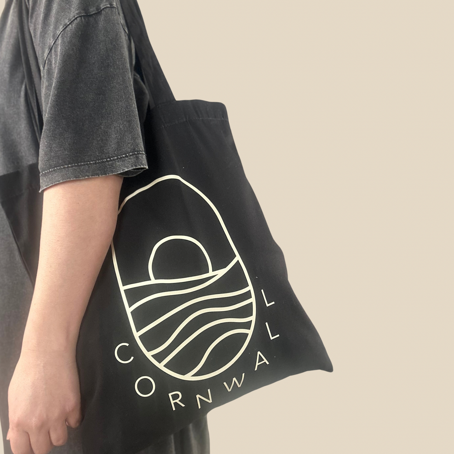 Black Cornwall Tote