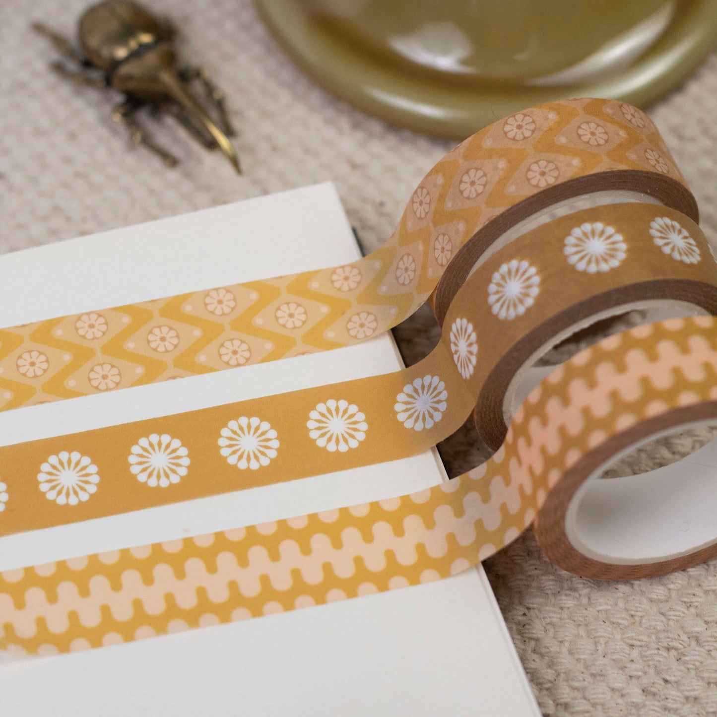 Yellow Dandelion Washi paper Tape