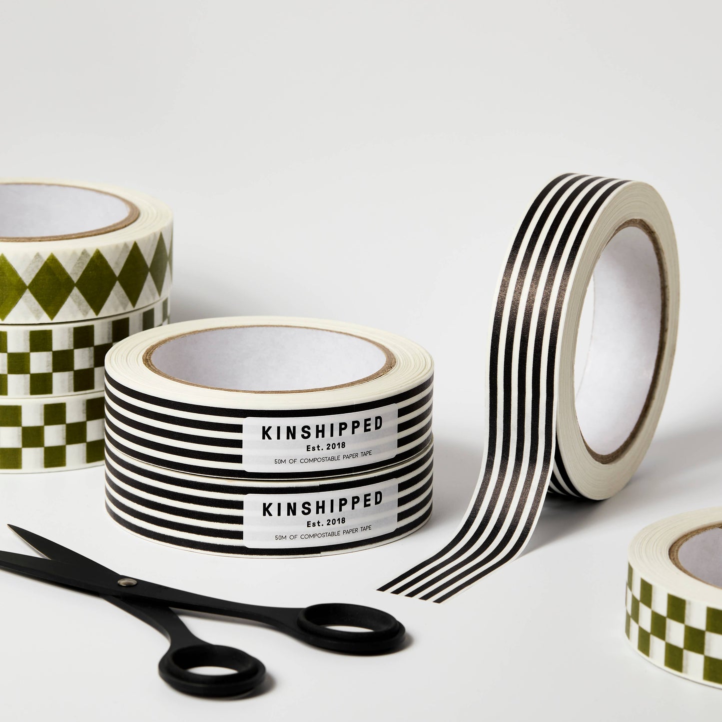 Stripe paper tape
