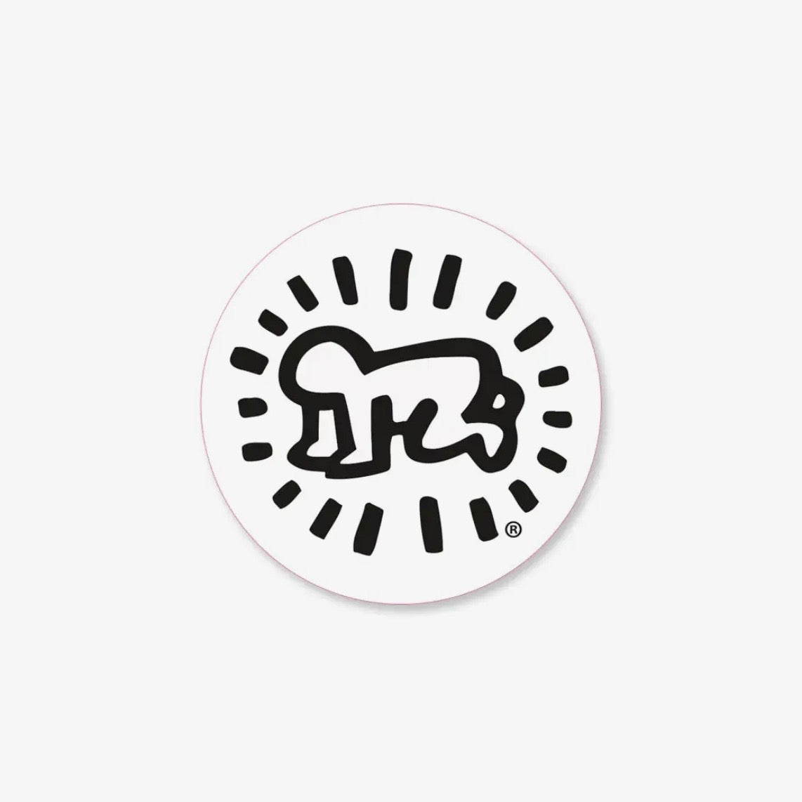 Keith Haring - Radiant baby round magnet