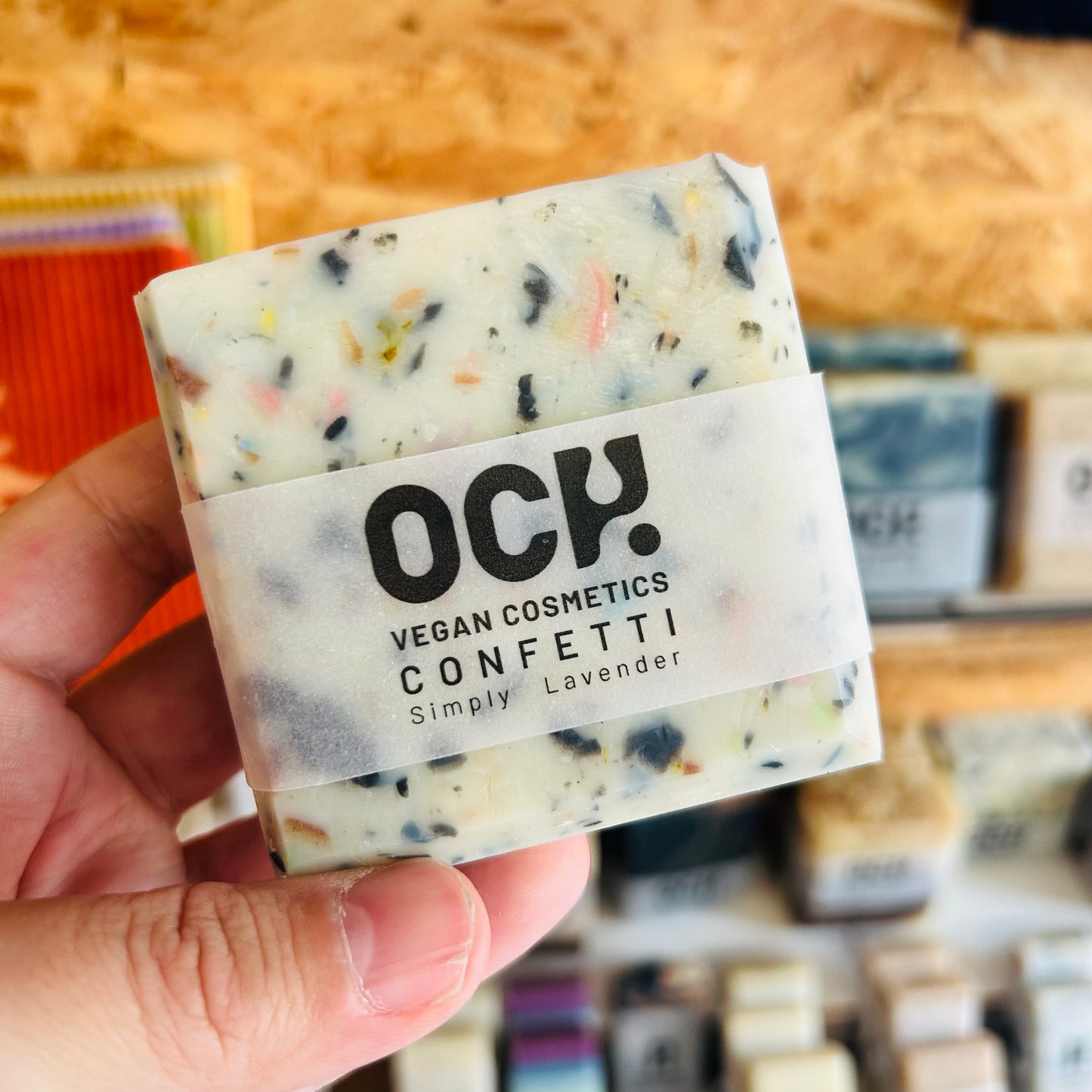 Zero waste Confetti - 160g soap bar - Lavender