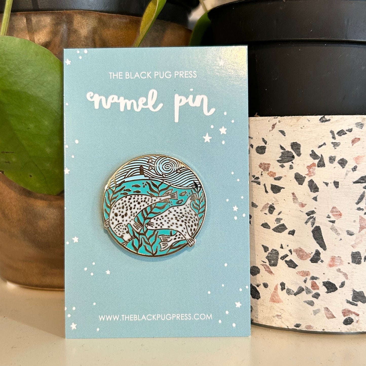 Harbour Seals Enamel Pin