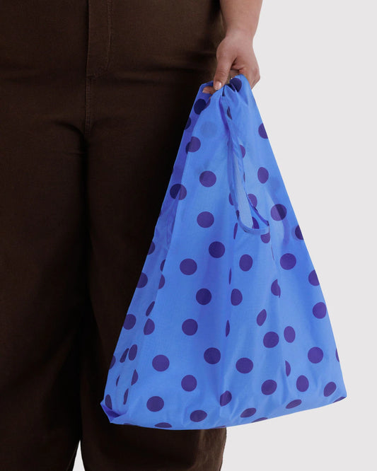 Polka dot Reusable Bag / Blue
