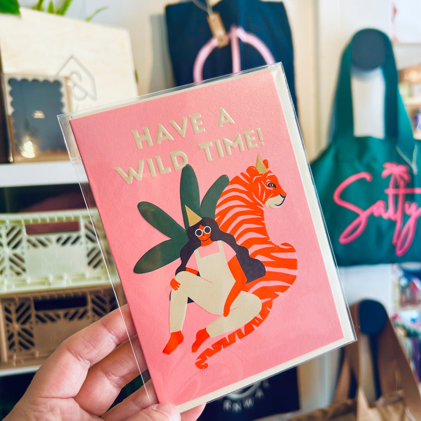 Have a Wild Time Greetings Card