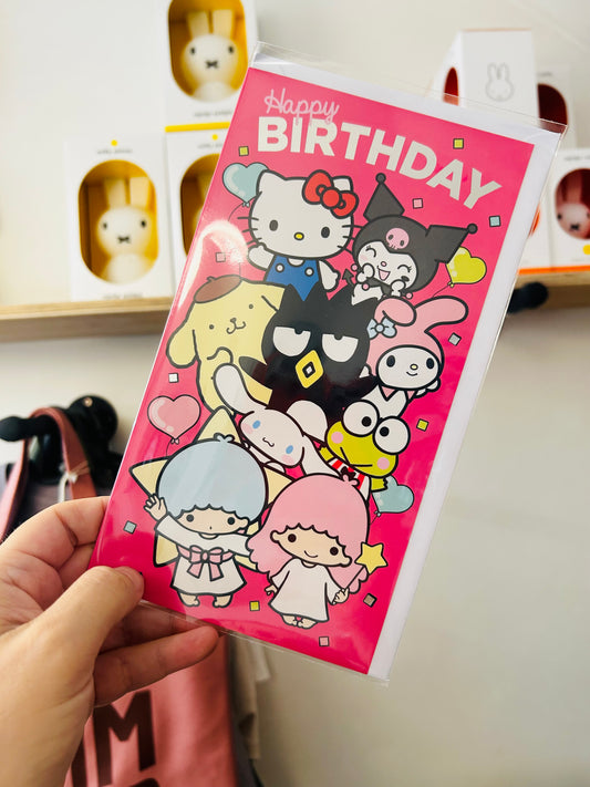 Hello Kitty & Friends Birthday Card