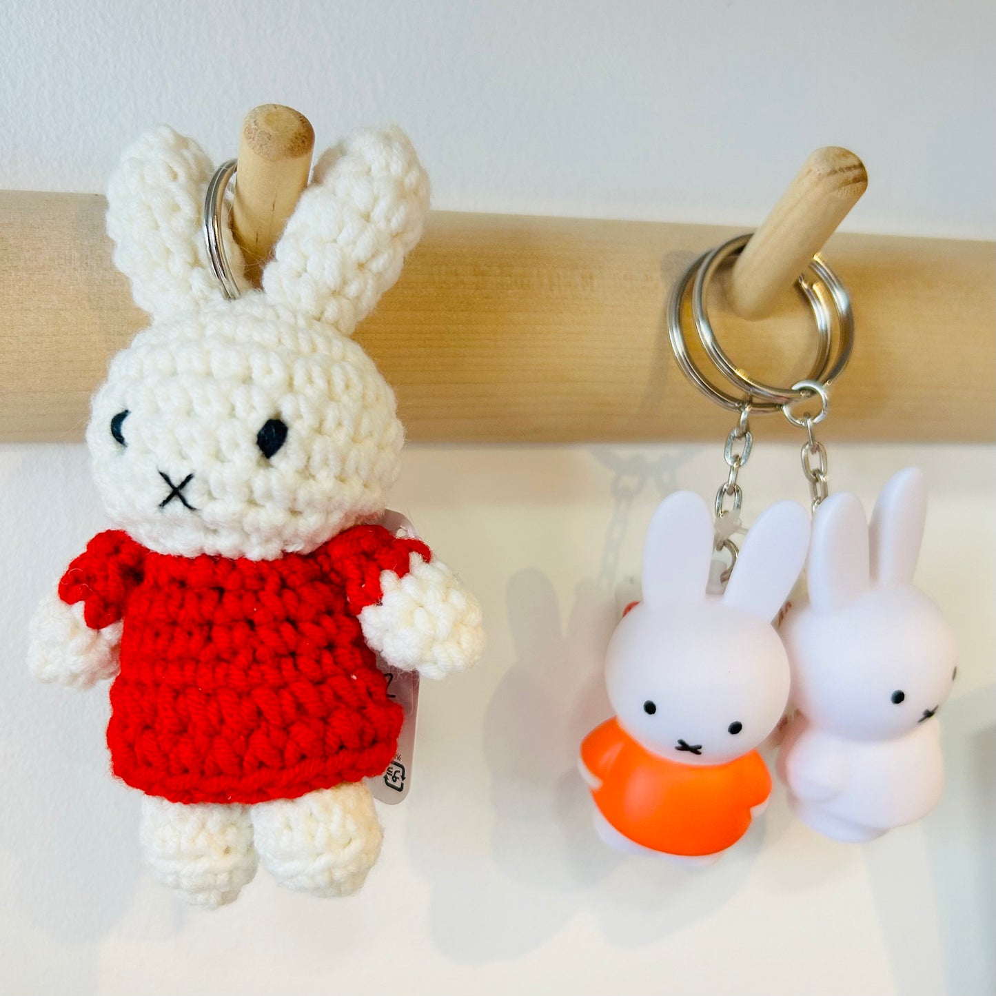 Miffy Crochet Keyring - Red