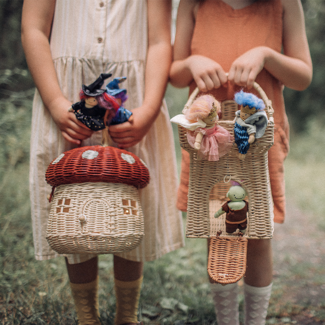 Red Mushroom Basket