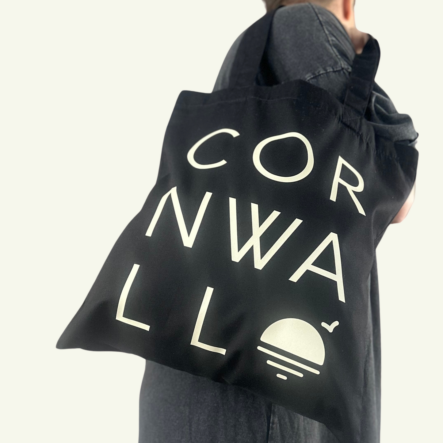 Black Cornwall Sunrise Tote