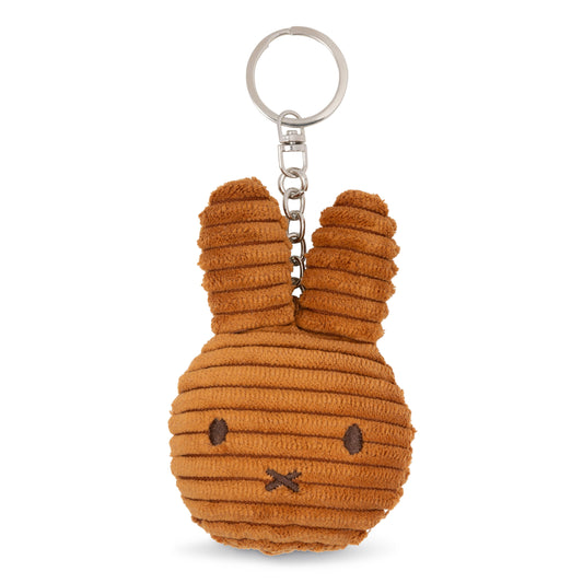 Miffy Corduroy keyring -  Cinnamon