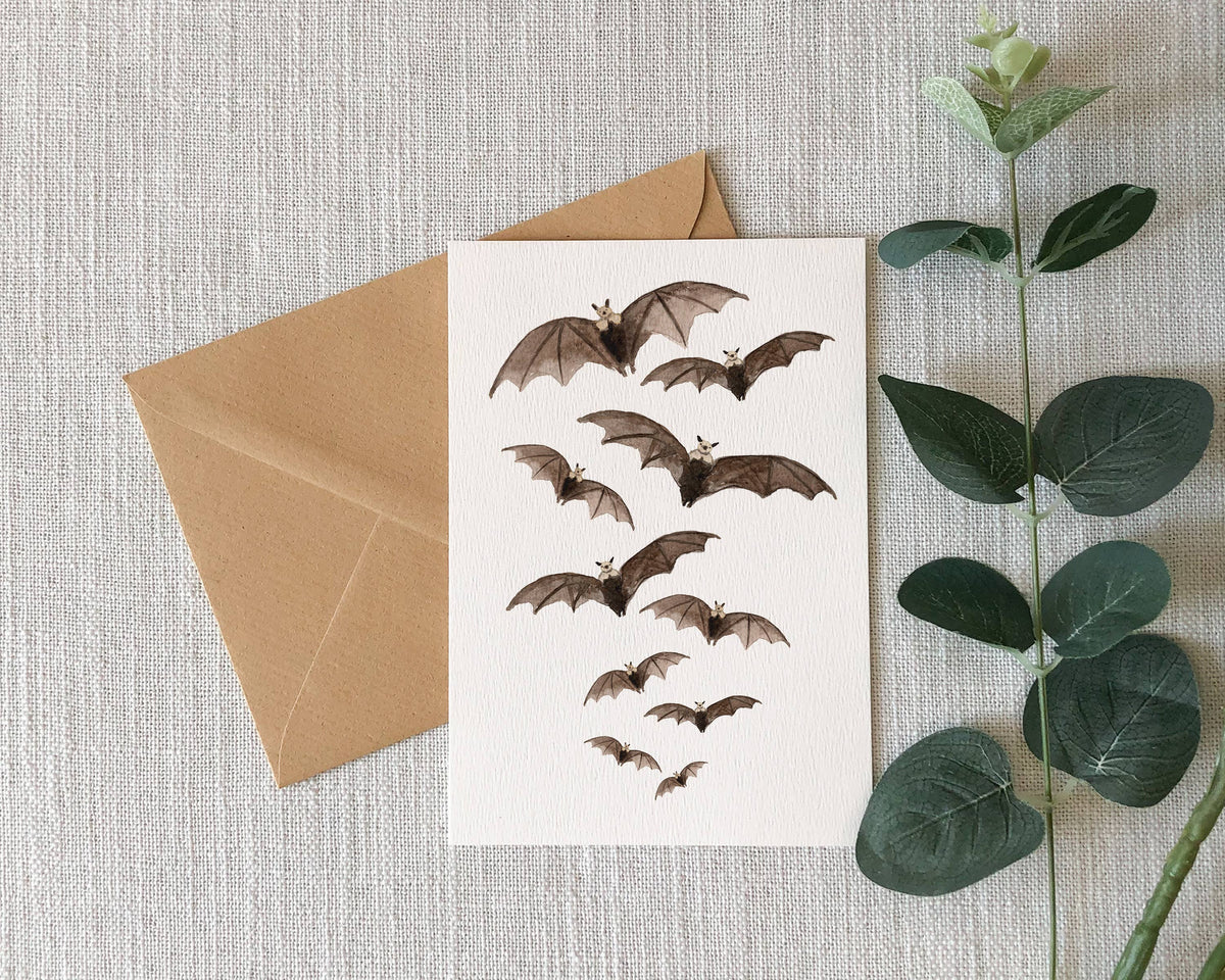Bats Greeting Card