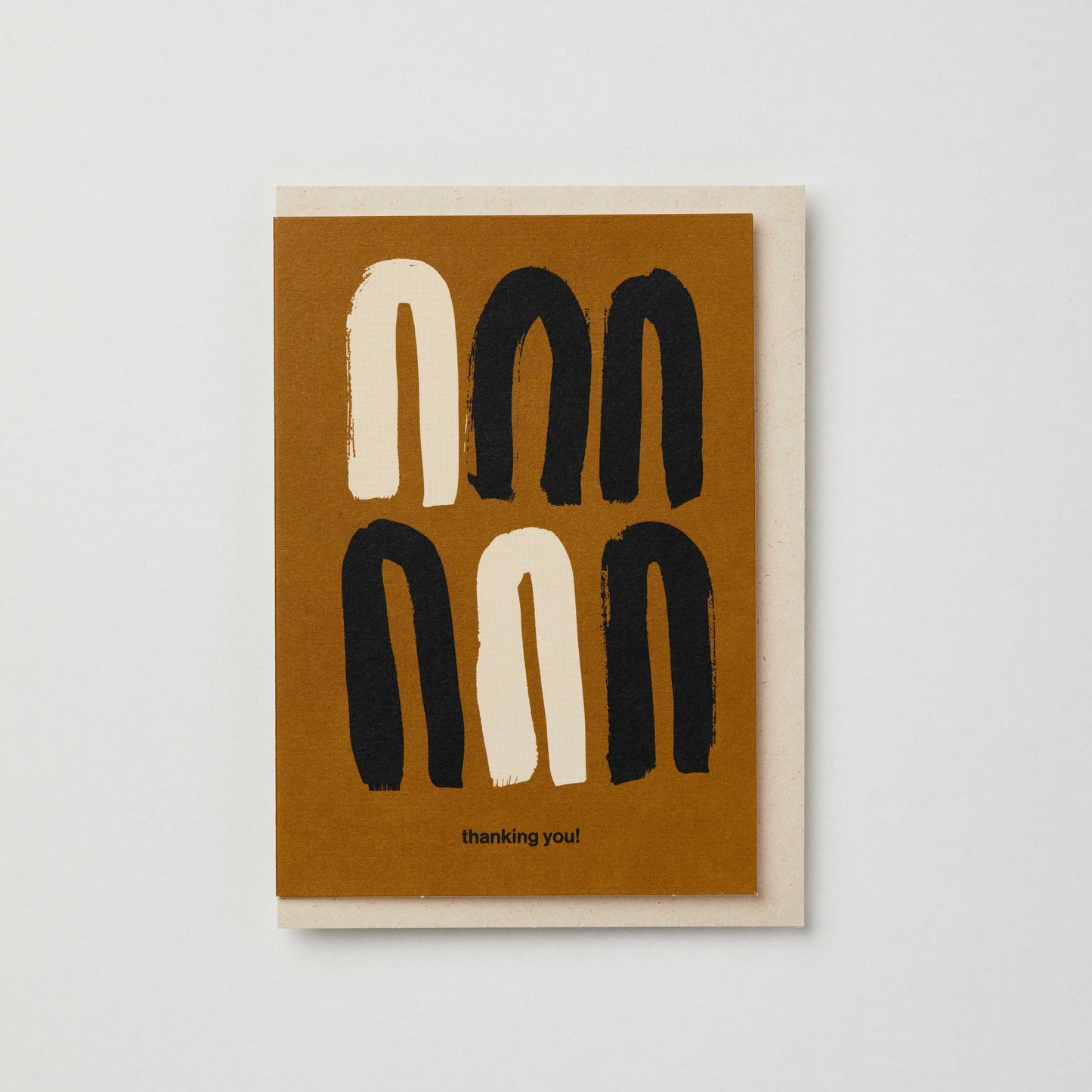 Abstract Thank You card