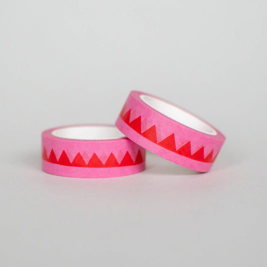 Washi tape - pink triangles