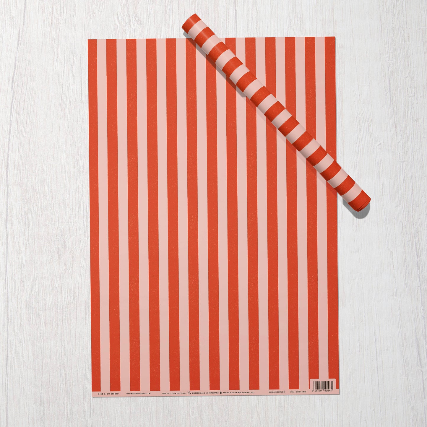 Candy Stripe  Gift Wrap Paper