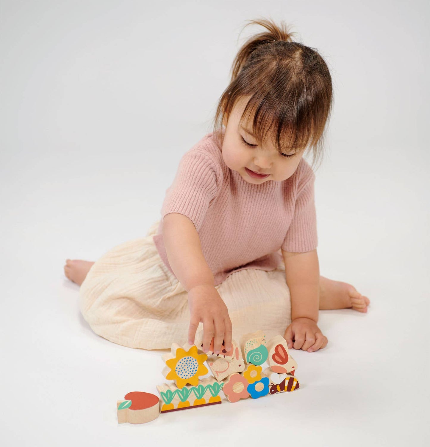 Happy Stacking Garden Wooden Set
