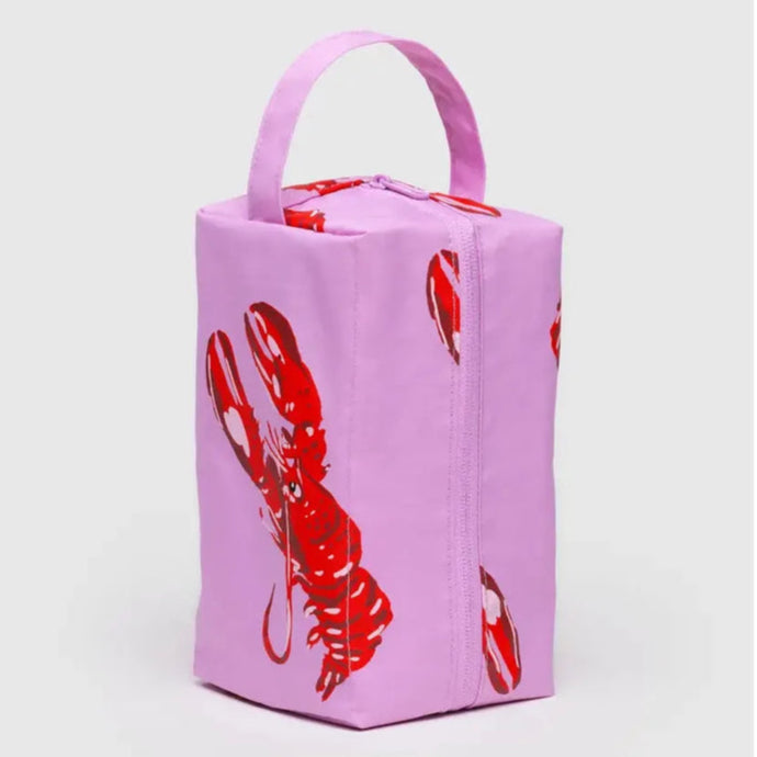 Pink Lobster Wash/Travel bag