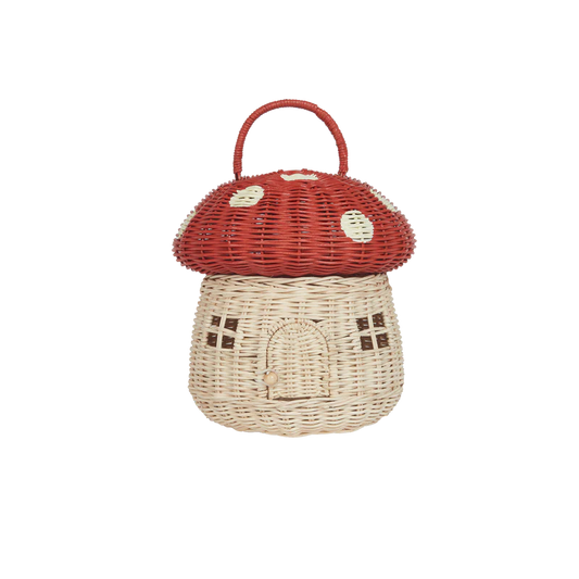 Red Mushroom Basket
