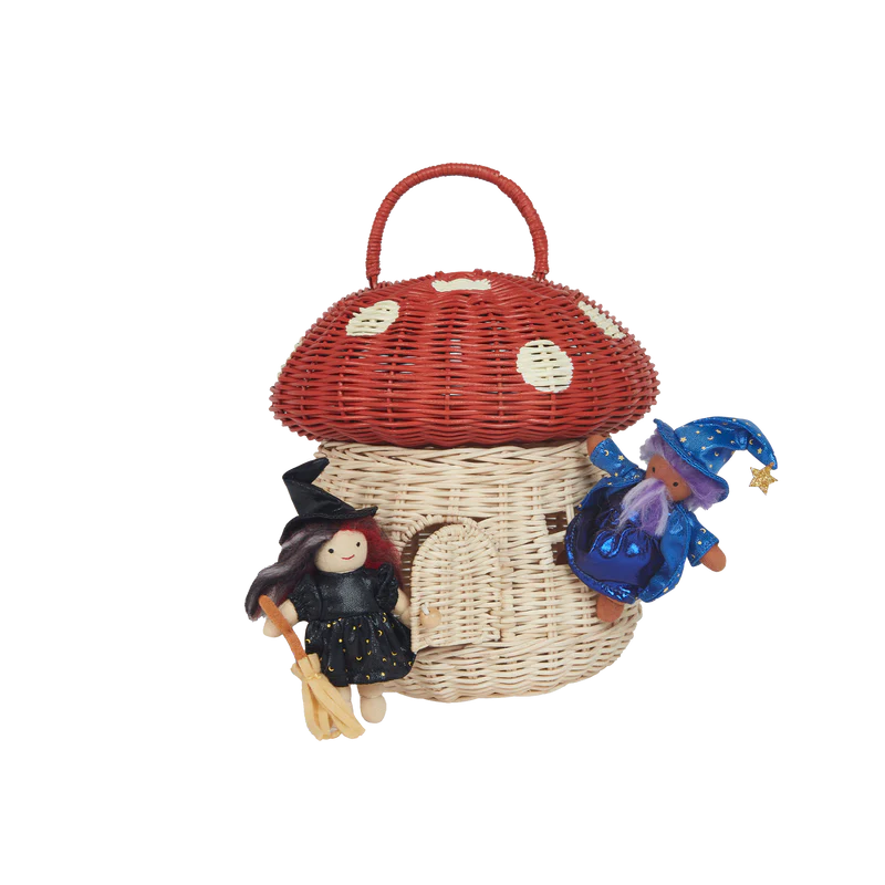 Red Mushroom Basket