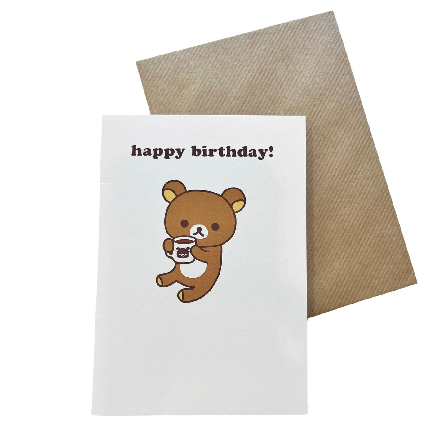 Rilakkuma Drinking card