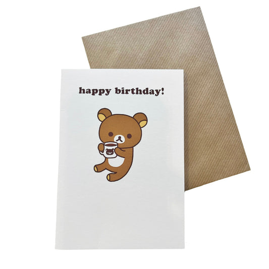 Rilakkuma Drinking card