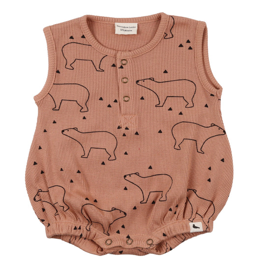 Bear Silhouette Bubble Romper