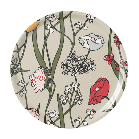 Ang Round Tray  - Linen
