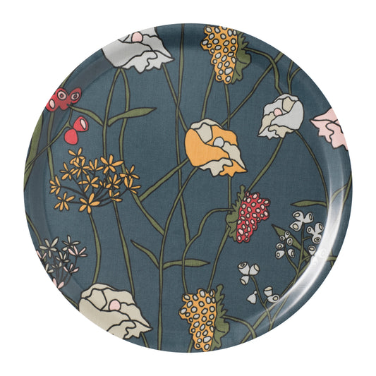 Ang Round Tray  - Blue