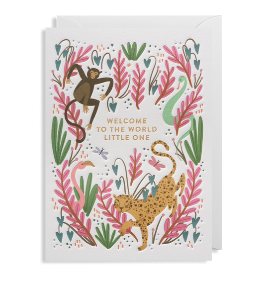 Welcome To The World Greetings Card