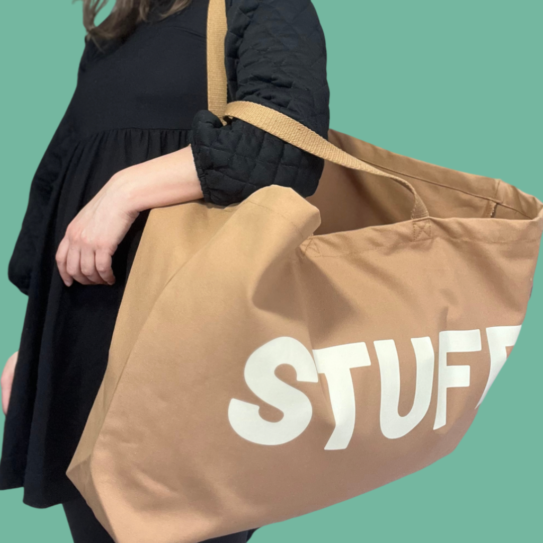 Tan Jumbo STUFF bag