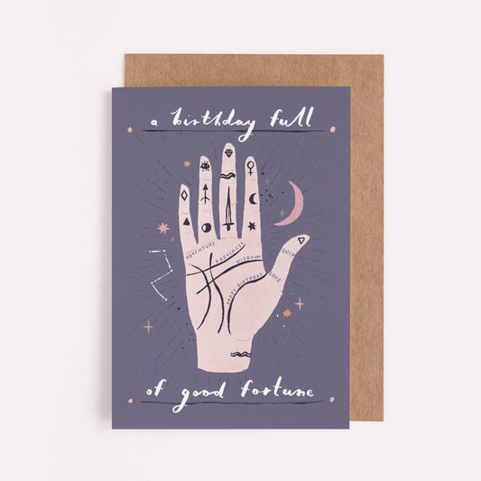 Palmistry Birthday Card