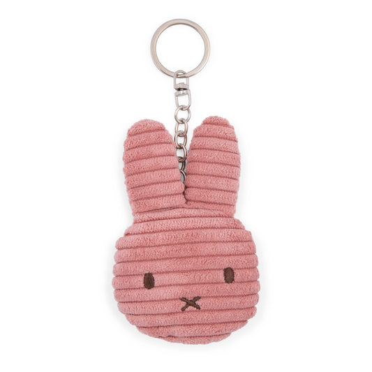 Miffy Cord  Keyring - Dusty Rose