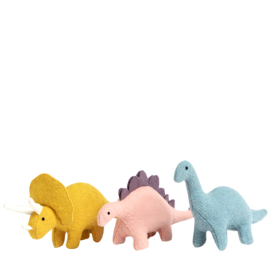 Holdie Folk Felted Dino Set